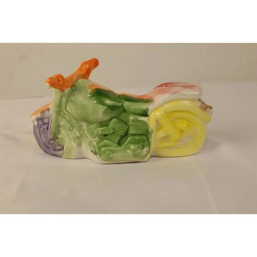 uniqe biker piggy bank to save for that new bike
